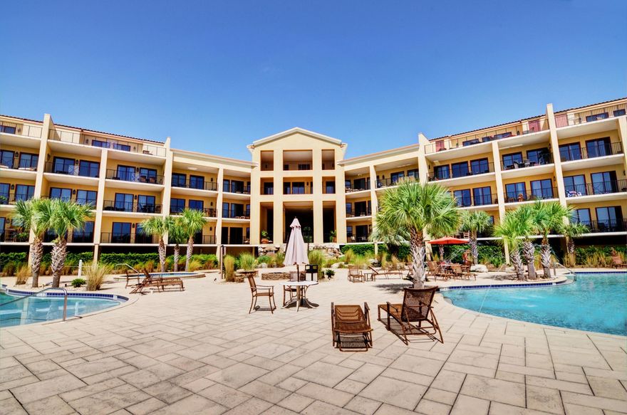 The Sanctuary by the Sea in Blue Mountain Beach consists of 83 condos in a secluded 23 acre natural oasis with 650 feet of pristine beach frontage adjacent to a Big Red Fish, a rare coastal lake. Boasting 4,082 sq. ft. of indoor/outdoor space, this two story, 4 bedroom, 4.5 bath luxury condo can accommodate large gatherings for family and guests. It was carefully selected for its unique and spacious floor plan and prime West Wing location which offers spectacular sunsets and breathtaking views of the Gulf, Big Redfish Lake, and the Oasis fountain pool. The sale includes an air conditioned Pool Cabana with new washer and dryer. Quality interior finishes include 10' ceilings, 8 foot doors, custom cabinetry, crown molding and baseboards and travertine floors.