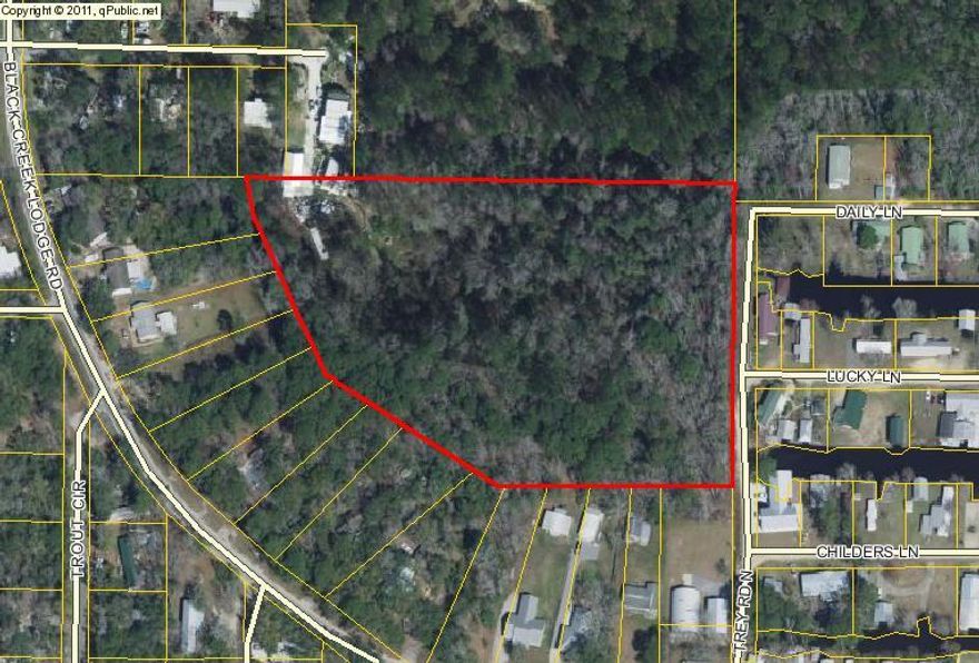 HUGE PRICE REDUCTION!! Large 5.82 acres in Freeport around the Black Creek area. Fishing and boat launch very close to this property.