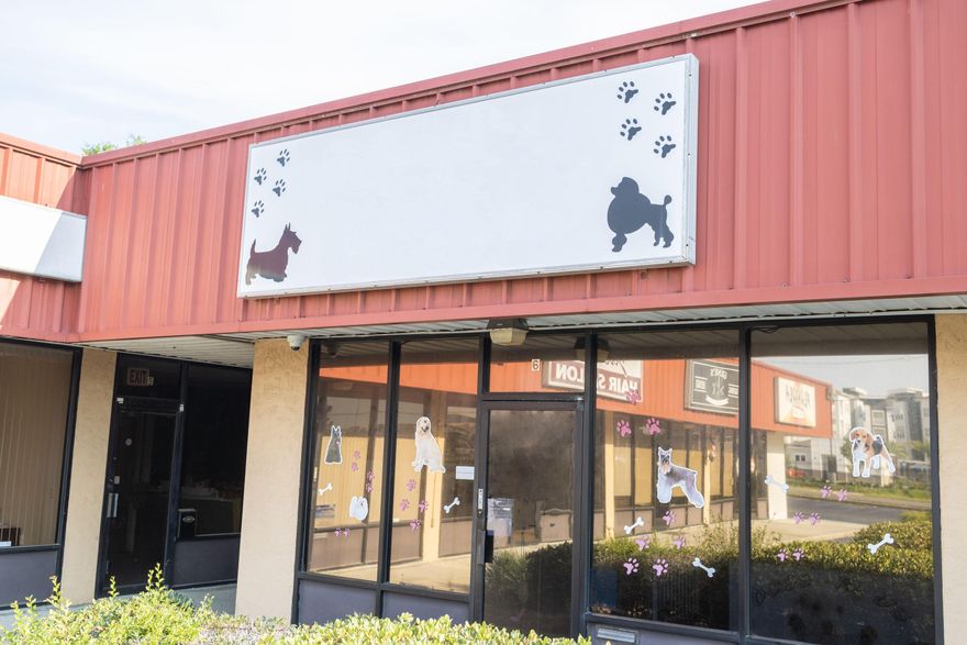 Now Available for sale is a retail condo with fully functional pet grooming fixtures and equipment. This unit comes complete with four separate work station and a wash basin and everything needed to launch your new business.Triple Net charges will apply.*Former operating business name and goodwill not included in sale.