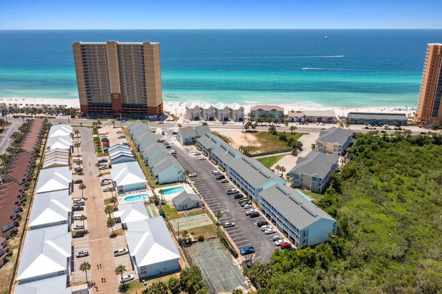 **SELLER WILL PAY TITLE AND UP TO $8000 IN BUYER CC!** Come see this AMAZING condo located in the desirable Laguna Beach area of PCB!! This 1 Bed, 1 Bath condo with hallway bunks is recently renovated and move-in ready! Featuring fresh interior paint, an updated kitchen, LVP flooring, and stainless steel appliances, this cozy, beachside haven is completely turnkey! Water Heater 2021, HVAC 2015. Stylishly decorated, and all furniture and decor conveys with sale! Located the end of the Southwinds complex, you and your guests will enjoy relaxing on one of TWO patios at this adorable condo oasis! Near the pool and extra parking, Building "H" does not have another building across from it, giving you added seclusion and quietude. Unit H-9 offers the best of both worlds-- Privacy AND Convenience! In addition to peace and tranquility, you'll appreciate having Public Beach Access #72 just steps across the street. Walk to restaurants, local shops, grocery stores, etc. Only 2 miles to Pier Park, 7 miles to 30Avenue @ Inlet Beach, and 14 miles to NWFL Beaches Intl Airport! This West PCB location is highly sought after by owners and vacationers, alike! Bonus: Southwinds Complex was renovated in 2020! DON'T LET THIS OPPORTUNITY PASS YOU BY! SCHEDULE YOUR SHOWING TODAY! 