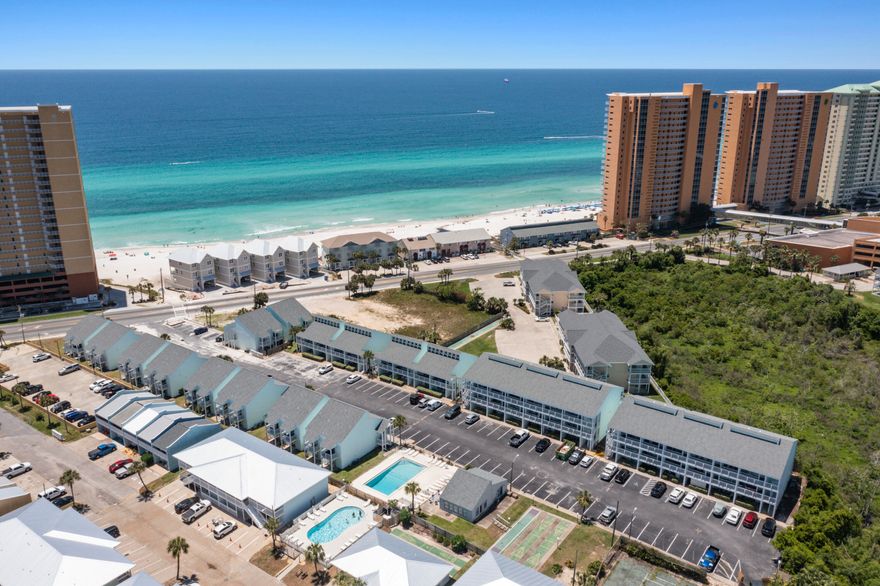 Come see this AMAZING condo located in the desirable Laguna Beach area of PCB!! This 1 Bed, 1 Bath condo with hallway bunks is recently renovated and move-in ready! Featuring fresh interior paint, an updated kitchen, LVP flooring, and stainless steel appliances, this cozy, beachside haven is completely turnkey! Water Heater 2021, HVAC 2015. Stylishly decorated, and all furniture and decor conveys with sale! Located the end of the Southwinds complex, you and your guests will enjoy relaxing on one of TWO patios at this adorable condo oasis! Near the pool and extra parking, Building "H" does not have another building across from it, giving you added seclusion and quietude. Unit H-9 offers the best of both worlds-- Privacy AND Convenience! In addition to peace and tranquility, you'll appreciate having beach access just steps across the street. Walk to restaurants, local shops, grocery stores, etc. Only 2 miles to Pier Park, 7 miles to 30Avenue @ Inlet Beach, and 14 miles to NWFL Beaches Intl Airport! This West PCB location is highly sought after by owners and vacationers, alike! DON'T LET THIS OPPORTUNITY PASS YOU BY! SCHEDULE YOUR SHOWING TODAY! 