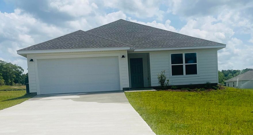 New subdivision in quite Laurel Hill. Foster floorplan. Open concept living room and kitchen. Pantry in kitchen with granite countertops. Master bedroom walk-in closet with bathroom. Laundry room. Vinyl plank flooring throughout. Covered back patio. Seller financing!Photos of similar house, kitchen colors vary.