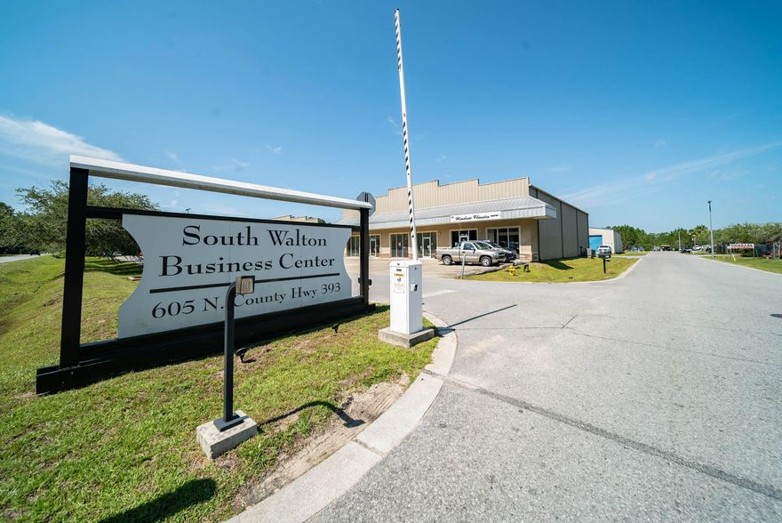 Excellent Office location fronting N CR-393 in the South Walton Business Center. Property features large Foyer, 2 Large Offices for multiple desks, Large Breakroom and Bathroom. See Documents Section for Floor Plan. Perfect for any business wanting a store front on N CR-393and ample space in South Walton. Gross Rent includes taxes, insurance, water, electric. Phone and Internet available, but Tenant's responsibility.Tenant to verify all SF and information.