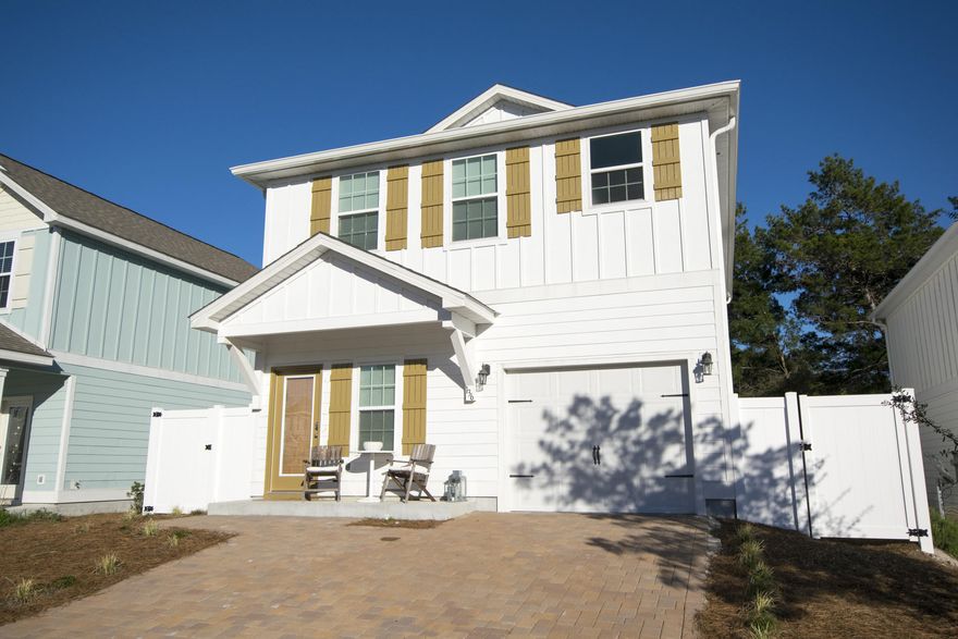 Located 1/4 mile from the beach access, professionally decorated and offered fully furnished, this Inlet Beach cottage has it all! Loaded with luxurious amenities including a gas range, stainless appliances, tankless hot water heater, hardwood floors throughout, custom deck and a fenced in yard. High-end furnishings, including a king Tempur-Pedic bed in the Master bedroom. Within 1 mile, you will find the very best shopping and dining that the 30A area has to offer in Rosemary Beach and 30Avenue.