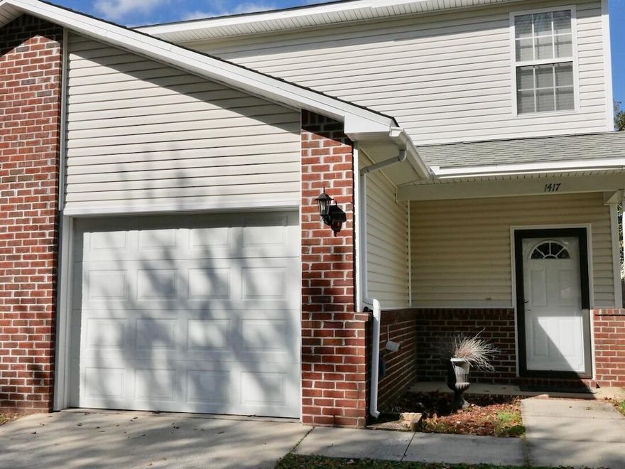 This End Unit townhouse in south Niceville convenient to everything! The open floor plan downstairs features a living/dining room that is open to spacious kitchen boasting solid surface counters and plenty of cabinets.  Upstairs you will find the master bedroom suite along with two additional bedrooms and another full bath. The master bedroom also has a bonus alcove perfect for your computer desk. There are sliding glass doors leading from the living area to a back patio and a fenced yard that is perfect for kids and pets alike. You will also enjoy having a spacious one car garage for all of your storage needs. This property would make a great primary home, second home and/or an investment property! Come see it today.