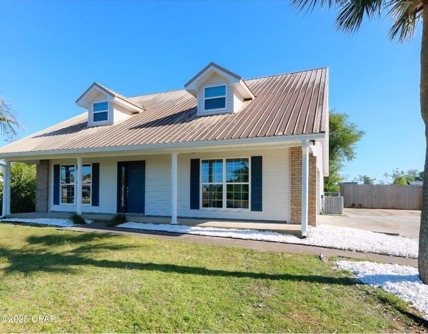 Renovated Country Retreat -- Still 30 Minutes to the Beach! Fall in love with this beautifully updated 3-bedroom, 2.5-bath, two-story home set on a spacious lot in a peaceful country setting--perfect for those dreaming of chickens, goats, and dogs galore! Inside, you'll be wowed by 20-foot ceilings in the living room, ideal for that towering Christmas tree, and an open, modern layout filled with natural light. Nearly everything is new--HVAC, roof, flooring, insulation, windows, garage door, and more--giving you peace of mind and move-in-ready comfort. Step outside to a massive fenced-in backyard, perfect for pets, gardens, or your future mini-farm. And when you're ready for a day out, the beach, shopping, and restaurants are just a short 30-minute drive away. This is the best of both worldscountry freedom with modern convenience. Come see it for yourself!