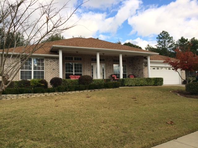 You can't miss this lovely 4BR/3BA home with a nice covered porch and an open floor plan that includes a large family room, large well equipped kitchen w/ island, breakfast nook, formal dining room, office or den, large Florida room that opens to a nice patio, and a privacy fenced yard. This home has a split bedroom plan with a master bedroom and bath, that includes double vanity, separate garden tub and shower, three additional bedrooms and 2 additional baths! The garage has an auto opener. Owner will consider a small pet on a case by case basis. This one will not last long! Call now!