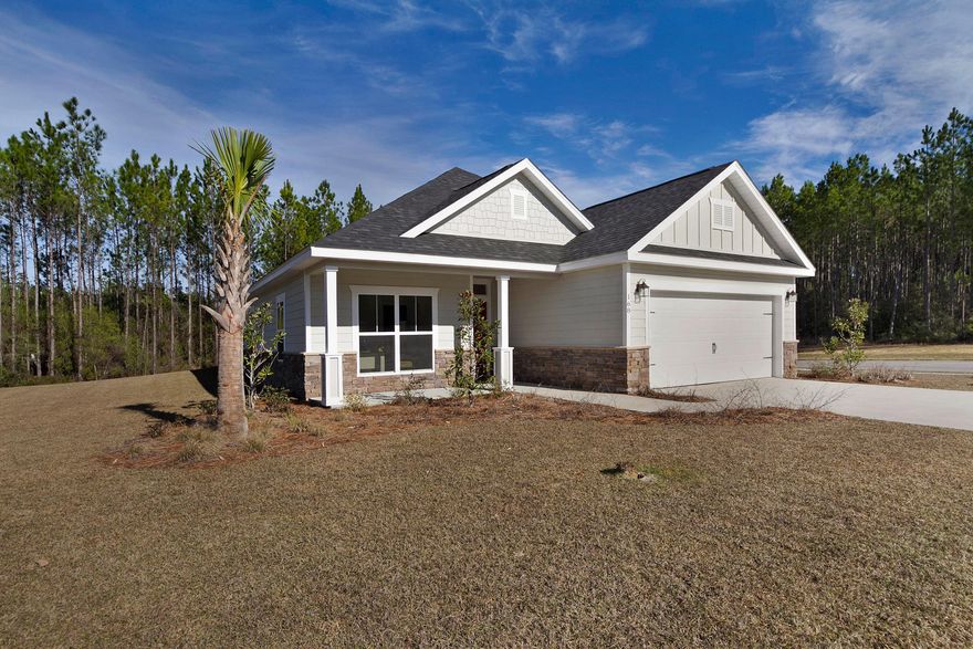 The Braxton B is a 1779 SQFT floor plan with 3 bedrooms, 2 bathrooms, and a 2 car garage! Granite countertops and stainless steel appliances add elegance and durability to a spacious kitchen. Wide open spaces connect a large family room with the kitchen, dining area, and breakfast nook. A dedicated laundry room is situated between the garage and kitchen for clean convenience. The master bathroom is designed for serenity and space with a his & hers sink, garden tub, and tiled shower. The master also features an expansive walk-in closet! The Braxton's covered front and back porches are the perfect places to make memories with friends and family. This community will feature a community pool. Construction on the amenity is projected to begin Spring of 2016.