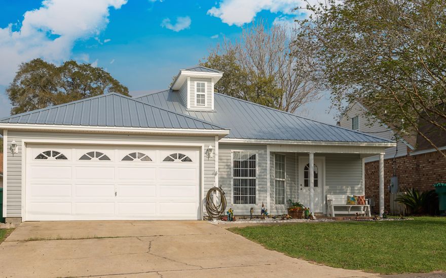 Your charming new home in central Fort Walton beach. On a quiet cul de sac, near a boat launch into the Poquito Bayou, and quick access to all the conveniences of Racetrack and Eglin Parkway ... a short drive to Eglin AFB. This home as an incredible new metal roof (November 2015). It is freshly painted and sits in a great community. It boasts an excellent open, split floor plan for easy living. A comfortable and easily maintained fully fenced back yard.