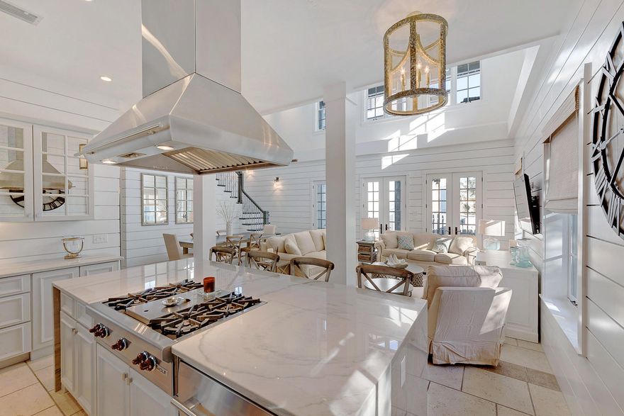 Completed in 2016, a must see ELEGANT renovation with OVER $375K invested to make this your perfect vacation home!!Private coastal beach home on one of the largest parcels in Rosemary Beach. Room for a pool, fire pit and carriage house, or entertain as is with outdoor dining, bocce court and expansive gated parking for guests.Ideal floor open floor plan with a chef's kitchen and master on first floor. Second guest Master bedroom and dual sink bathroom upstairs with two additional guest bedrooms and bath.Sophisticated but family-friendly, this home is built for generations of visiting families and entertaining.AVAILABLE FOR PRIVATE VIEWING CALL OR TEXT AGENT.