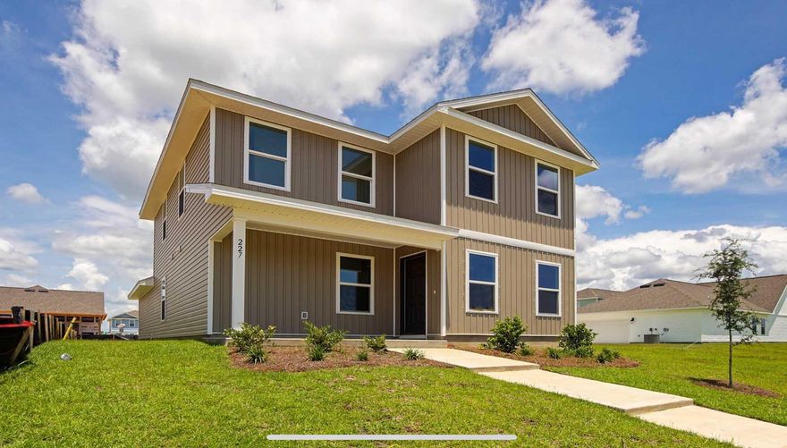 Welcome to 227 Bluebeech Street at Owls Head East in Freeport, Florida. This Four Bedroom two bath gorgeous home is ready to move in on an oversized lot. Entering through the foyer, you will find a half bath just off the entry. The main living area is the heart of this home and features and open-concept kitchen that has stainless appliances with flat top stove. The kitchen flows seamlessly into the dining and living areas and has an inviting atmosphere for entertaining guests or everyday living and features EVP flooring. The main bedroom suite is a relaxing space on the main with 3 other bedrooms for the family or guests.  Plenty of room for a home office as well.  Call today for a private tour! Application required.