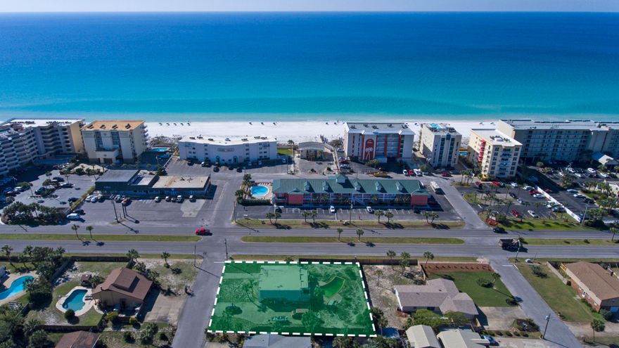 Rare opportunity for a large corner lot on Okaloosa Island! This parcel is ideal for knocking down the old and welcoming in the new. Build you own dream home or perhaps a vacation home for the family to come relax in any time of the year. Lots this close to the water are becoming more scarce with every day that passes. Don't miss out on this opportunity and we've already reached out for pricing on removing the current home.