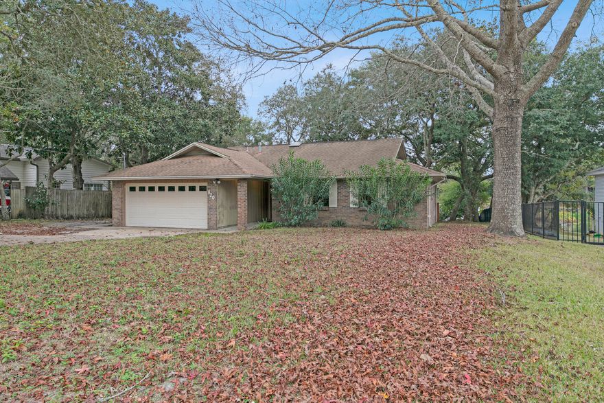 This home is centrally located to everything in the heart of Destin, yet far enough off the beaten path that traffic and congestion is no issue. Kellaire Lakefront homes are highly sought after among Destin locals and don't come along often, especially in this price range. With big views of both Kell-Aire Lake and Lake Coleman, you'll need to see them for yourself! 2/3rds of the two car garage has been converted into a finished additional living space or office/game room. Priced to sell with room for an end user to fix it up just like they like it!