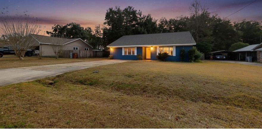 Completely renovated and move-in ready, this updated home is located in Bridgewater Estates, conveniently situated just off Highway 90 near Woodbine Road. Offering just under 2,000 square feet, the home provides a spacious and flexible layout designed to accommodate a variety of needs.The floor plan includes three bedrooms plus a large bonus room, suitable for use as an additional bedroom, home office, gym, or hobby space. The foyer opens to a bright, open living area featuring a wood-burning fireplace and views extending through new double French doors to the screened patio and backyard. The living area flows seamlessly into the dining space, kitchen, and breakfast nook, creating an open and functional layout.Completely renovated and move-in ready, this updated home is located down the hall.

The kitchen has been fully updated with new granite countertops, sink, faucet, backsplash, stove, and dishwasher. Cabinetry in the kitchen and bathrooms has been freshly painted. Additional improvements include new baseboards and door casings throughout.

The fully fenced backyard provides substantial outdoor space and includes double-gated access, offering room for boats, RVs, trailers, or additional vehicle storage. Two detached structures enhance the property's functionality, including a 12x20 powered garage/workshop with roll-up door and a secondary shed for storage or equipment.

Recent upgrades include a roof approximately four years old and a brand-new HVAC system (interior and exterior units). This property offers extensive updates, flexible interior space, and practical outdoor features in a convenient location.

Schedule your showing today!