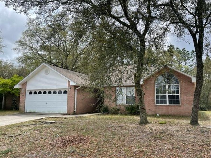 This stunning 3-bedroom, 2-bath brick home is tucked away on a quiet cul-de-sac in South Crestview, offering a peaceful setting with an easy commute to local bases, beaches, schools, shopping, and more.The inviting living room features a cozy fireplace (wood or gas) and a sliding glass door that opens to a large, private backyard with a patio--perfect for relaxing or entertaining, with no neighbors behind for added privacy. The spacious eat-in kitchen includes a breakfast bar and walk-in pantry, while a separate formal dining room provides the ideal space for gatherings and special occasions.The primary suite offers double tray ceilings, a walk-in closet, and a private en suite bathroom complete with dual vanities, a garden tub, and a separate walk-in shower. Two generously sized guest bedrooms share a full guest bath, providing plenty of space for family or visitors.

Pets may be considered on a case-by-case basis with prior owner approval and a non-refundable pet fee. Smoking and vaping are not permitted inside the home.

This home perfectly blends comfort, style, and conveniencean ideal place to call your next home.