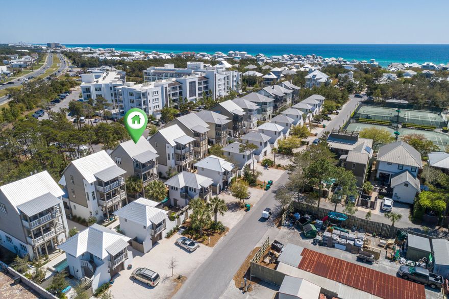 *Virtual tour available*Home is under contract with a kick out clause. Whether it's your second home, primary home, or an investment, you'll be amazed by Villa St. Barth's on Winston Lane, just off of 30a and Hwy 98, directly next door to Rosemary Beach. The highly sought after location of this home means not only are you a short walk or bike ride to the beach and endless shopping and dining options, but you and your guests will also never have to drive through the traffic of 30A in peak seasons! Park your car and you can walk or bike to the upscale boutiques in Rosemary Beach, or the amazing restaurants of the shops at 30Avenue. This five-bedroom, 4.5-bathroom home sleeps up to 14 people, when the carriage house is included.