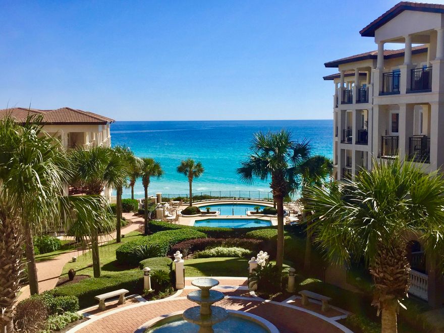 Experience refined coastal living in Bella Vita B302, an elegantly appointed residence that blends timeless sophistication with modern comfort with DIRECT GULF views being centered in the middle of the building on the third floor. This beautifully designed condo features a spacious, open-concept layout enhanced by abundant natural light and upscale finishes throughout. The gourmet kitchen is both stylish and functional, offering quality cabinetry, sleek countertops, and a seamless connection to the living and dining areas--perfect for effortless entertaining. The living space opens gracefully to a private balcony, creating an ideal indoor-outdoor retreat for relaxing mornings or sunset evenings. The primary suite is a serene sanctuary, designed with comfort and privacy in mind, while the bathroom(s) showcase refined finishes and spa-inspired details. Every element of this condominium reflects thoughtful design and attention to detail. Located within the exclusive Bella Vita community, residents enjoy a peaceful, well-maintained setting with convenient access to upscale dining, shopping, and nearby attractions. The building recently had all new hurricane rated windows installed, significantly helping with insurance cost and the HVAC for this condo had its interior and exterior units replaced just 2 years ago that includes a 10 year parts and labor warranty! Whether as a luxurious primary residence, refined vacation escape, or premium investment opportunity, Bella Vita B302 offers elevated living at its finest with dedicated storage, covered parking beneath the building, a fitness center, TWO pools, and a PRIVATE beach that is Bella Vita residents only. 