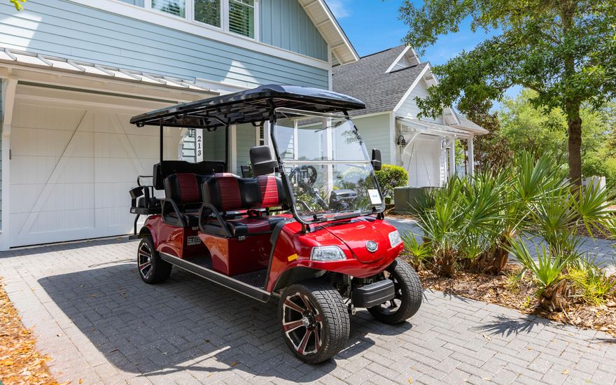 This coastal cottage is now perfectly priced and conveniently located along Scenic Highway 30A in the gated community of Watersound West Beach . Owners have private beach access to one of 30A's secluded beaches Watersound West Beach, and shares its borders with the sprawling 1,920-acre Deer Lake State Park. This classic beach cottage is on a rental program offering an open floor plan providing the perfect setting to entertain family and friends after a day at the beach. The flow of the home allows for indoor and outdoor entertainment with a screened in porch and refreshing outdoor shower. Among the many features of ''Two Rocking Chairs'' are 9' ceilings, hardwood floors, granite countertops, and  custom cabinetry.