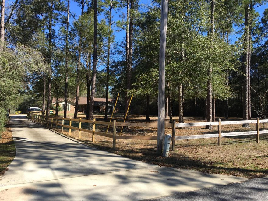 Country setting close to all located on cul-de-sac North Crestview.  New Publix minutes away.   Easy commute to schools and work.  Take a look at this all brick renovated home situated on 1.1 acres with 3 bedrooms, 2 baths with over 2,000 sq. ft., family room with gas fireplace, open kitchen area with island, granite counter tops, pantry, master bedroom with walk in closet, double vanity, large bonus room and also a front porch to enjoy the quiet setting.   New washer and dryer to remain.  Roof replaced 2018, HVAC 2014, new garage door just to name a few.  Don't let this one slip away.  Take a look today.