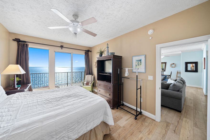 Welcome to Gulf Crest Unit 1402B, a stunning beachfront condo in a gated community with expansive Gulf of Mexico views from a private balcony. This 2-bedroom, 2-bathroom unit features an open floor plan with floor-to-ceiling windows that fill the space with natural light and showcase elegant coastal decor. The gourmet kitchen boasts granite countertops and ample cabinetry, perfect for hosting. Located in a desirable resort, amenities include two beachfront pools, a hot tub, fitness center, and private beach access. Situated in the heart of Panama City Beach, this condo offers a vibrant coastal lifestyle with easy access to dining, shopping, and entertainment. Ideal as a luxury residence, vacation retreat, or rental investment, Gulf Crest 1402B is your chance to own beachfront paradise.