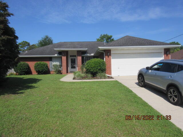 This beautifully remodeled home with split bedrooms is located in south Crestview. All brick home with a privacy fence in the large back yard and a covered patio. Very open kitchen with stainless steel appliances breakfast nook and pantry. Living room has a gas fireplace, cathedral ceiling with plant shelves. Separate dining AND an office/den !!!Master bath has 2 separate vanities, walk-in closet and tile floor. NO PETS NO SMOKING!!!!