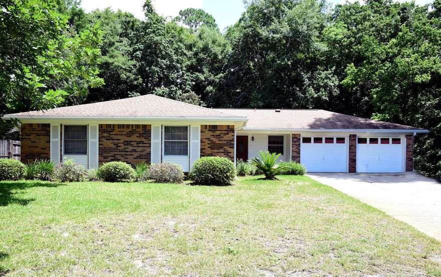 Charming 3 bedroom home in Niceville Pines neighborhood. This house has lots of storage space & a private back yard. Home is located on a cul-de-sac, just minutes to schools, shopping, and bases. Many updates including cabinets & countertops. Beautiful tile floors in entryway, kitchen and living area. Master Bath features double sinks & a beautifully updated shower. Oversized garage has an extra room that can be used for a variety of purposes. This house won't last long, so contact us today! No Smoking, Pets considered with owner approval. Any pet must be spayed/neutered, housebroken and current on all shots. Pets require a non refundable pet fee. Tenants required to carry renter's liability insurance. Any person 18 years old or older must complete separate applications.