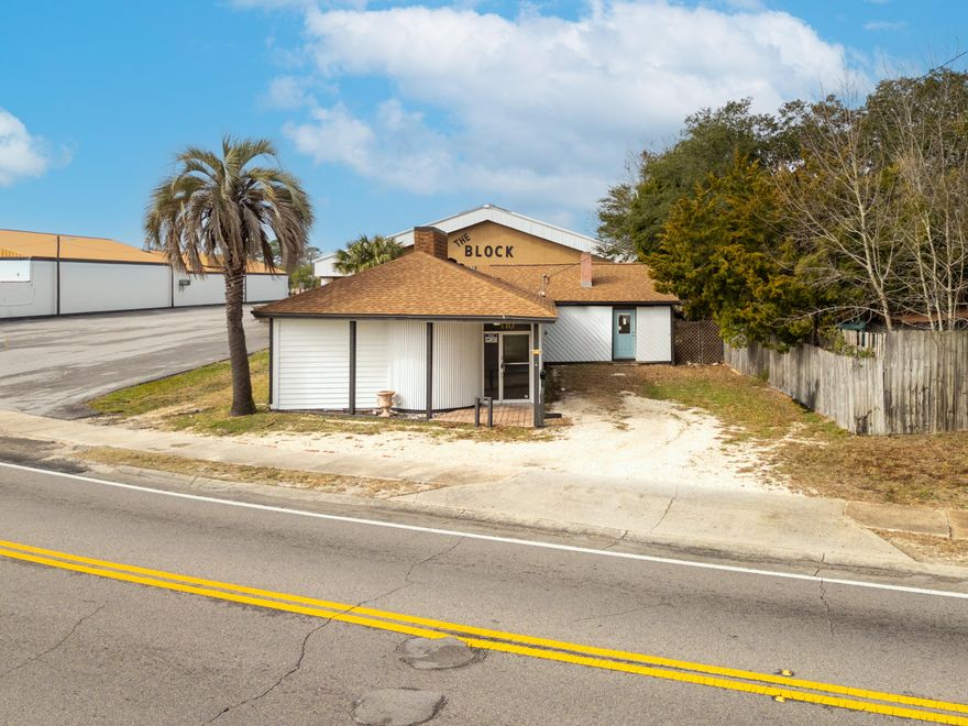 Welcome to the perfect commercial opportunity in downtown Fort Walton Beach! This versatile property, conveniently situated in the charming golf cart community of Elliott Point, offers endless possibilities for savvy investors and entrepreneurs. Whether you envision a retail space, office headquarters, cozy cafe, or trendy restaurant, this property provides the ideal canvas for your business dreams to flourish. Located less than 1/3 mile from Highway 98 and a mere 200 feet from Highway 85, also known as Eglin Parkway, this property boasts prime visibility and accessibility.  Parking arrangements couldn't be easier, with the option to collaborate with the adjacent landowner for seamless access. The property is being sold as is, ready for your personal touch and customization.