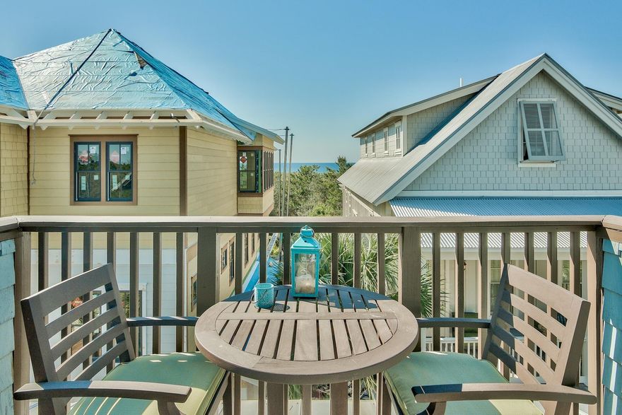 Great home located in Cypress Dunes on the South side of Scenic 30A! Featuring 4 bedrooms (2 master suites), 4.5 baths, 2760 square feet, 5 porches (one with a view of the Gulf of Mexico) and a 2 car garage plus a golf cart garage! This home has been used as a second home but is being sold totally furnished and rental ready! Enter into the foyer with the cute mud room, also on the first floor is two guest bedrooms with their own baths and a screened in porch. The second floor has a very open living room with a fireplace, a large dining area, open kitchen with gas cooktop with tons of cabinets, a second master bedroom with huge closet, and 2 more covered porches! The third level has the formal master bedroom and bath with a terrace overlooking the Gulf of Mexico! Many storage rooms built in