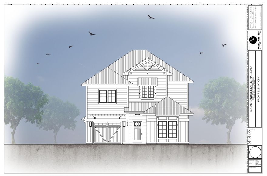 PHASE 2 at Sugar Sands Estates.   All available lots in Phase One have Sold Out.   The 'PELICAN' plan has 4 bedrooms/3.5 baths built by one of the premier builders on 30A.  Premium lot.  Home has granite or quartz countertops, stainless appliances, upgraded lighting, seamless glass shower door in Master bath w/ designer tile.  1 car garage.  Neighborhood w/ community pool/clubhouse & surrounded by Preserve State Lands.  39 total homes w/ nearby Walking trails to 30A & a short drive to 3 public beach accesses, restaurants, shopping & Sacred Heart Hospital.   Buyer to verify dimensions.  Rentals 6 months or greater. NO SHORT-TERM RENTALS. Homes are NOT in Seagrove.