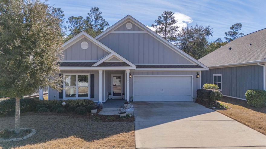 Welcome to Hammock Bay, providing a luxurious style of life with community pool, Pickleball courts, professional landscaping, and so much more! Check out www.hammockbayfl.com This gorgeous modern home is full of many upgrades, including custom cabinet & closet organizers throughout the kitchen and walk-in closets.Featuring luxury vinyl plank floors throughout in a color tone that will work with whatever style you bring! Generously sized great room, offering plenty of room for the family and open floor plan perfect for entertaining. Kitchen is open to the living space and boasts a breakfast bar, pantry and all stainless steel appliances. Large master bedroom with double vanity, walk-in shower that has been tiled and well appointed master walk-in closet with all of the niches you could want  coordinate and organize your space The home features two additional bedrooms and guest bathroom, which are split from the master bedroom at the front of the home The laundry room will make it feel as though you're not doing so much of a chore as it is a perfect space to create into your own desires. There is a screened in porch to enjoy the Florida evening and offer an additional space for seating during gatherings.