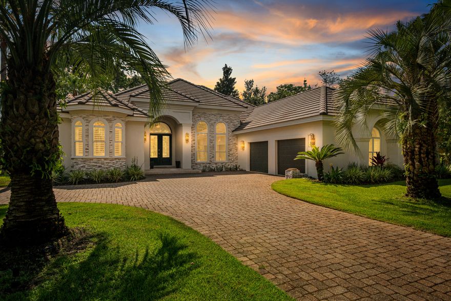 Enjoy all the amenities of Kelly Plantation in this beautiful Mediterranean home. This home has all the extras from the gourmet kitchen with custom cabinets, granite counter tops three sinks and plenty of storage in the pantry. Master suite is oversized with two separate closets. With a stunning wine cellar located on the main level and living room, family room and master bedroom all exit to the lanai which looks out to the 7th and 11th fairway of the Freddie Couples signature golf course. In addition to the golf course the gated community of Kelly Plantation offers championship tennis courts, a large community pool and game room, exercise facility, park, walking trails and stables.