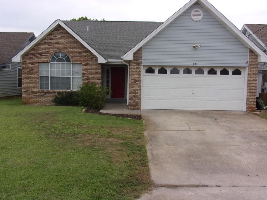 Upgrades Galore! Close to Hurlburt Field Base. Wood floors throughout-no carpet! Slate look tile floors in both bathrooms. Upgraded light fixtures & ceiling fans. High Cathedral ceilings in living room. Cozy fireplace and double back doors w/blind inserts accents the living room. Renovated Custom kitchen cabinets with built in wine cabinet & wine refrigerator. Quartz counter tops & stainless steel appliances. Custom built benches w/extra storage. Large pantry. Separate Dining area. Master bedroom has high ceilings and large bay window. Large walk in closet w/extra shelving. Master bathroom has double vanities, whirlpool tub & separate shower. Split bedroom floor plan. Garage has pull down stairs & sink. Fenced backyard with sprinkler system & lawn pump. AC 2015 MUST SEE HOME!!