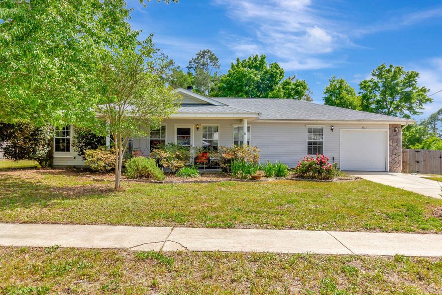 Welcome to this charming 3 bedroom, 2 bathroom home located in Navarre, FL. This cozy house features a fenced yard, perfect for enjoying the outdoors in privacy. Just minutes away from the beach, you can easily soak up the sun and enjoy the coastal lifestyle. The large back yard provides ample space for outdoor activities and entertaining guests. Inside, you'll find a breakfast bar for casual dining and a sunroom where you can relax and unwind. Don't miss out on the opportunity to make this house your home! Conveniently located and move-in ready, this home is a perfect place to call home. Don't miss your chance to see it! Schedule a showing today. Call 850-729-0399 View rental requirements or apply at www.RentwithBSR.com

No smoking or vaping. Pets may be allowed with some restrictions and a $400 non-refundable pet fee. FEES: $50 per adult 18+ application fee, Landlord Liability Policy (if proof of Renter's coverage is not provided) $15 mo, Pest Assurance pest control policy $20 mo.