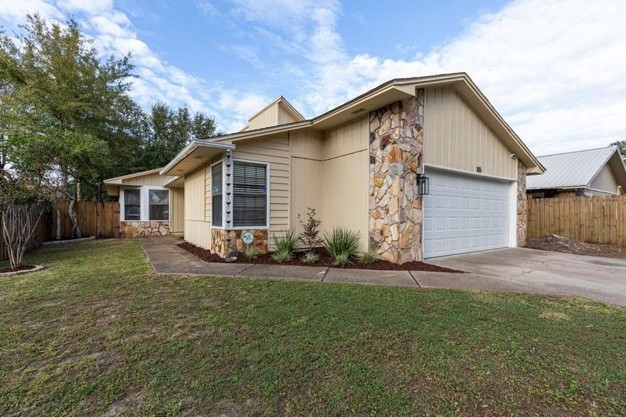 Enjoy the ease of a beautiful move in ready home in the heart of Shalimar and located within approximately 5 minutes of Eglin AFB. This home welcomes you will tall ceilings and a beautiful open floor plan! The elegance of the fireplace adds for a stunning centerpiece in the main living area and lots of natural lighting flows throughout! The exterior was just freshly painted and the landscaping has had a fresh bit of touching up! The above ground pool does stay with the home! A great bonus to an already incredible property. Do not miss your chance to see this one!