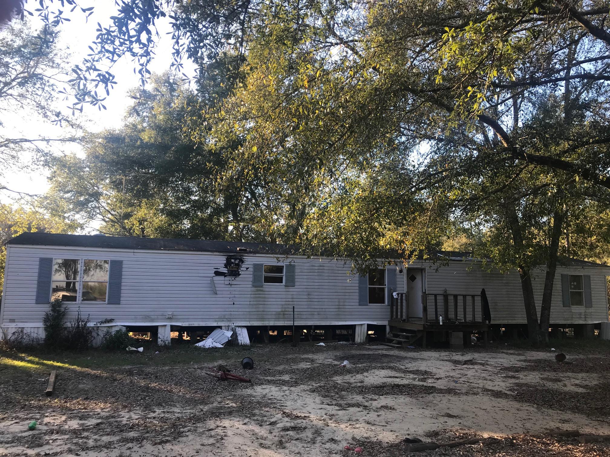Cute 3/2 fixer-upper single wide mobile home for sale on 2 acres. This property features a large lot, big bedrooms, open living/dining area, and large shed in back yard. This property did have a stove fire but only suffered minor cosmetic damage. Needs upgrades and TLC. Vacant and easy to show.