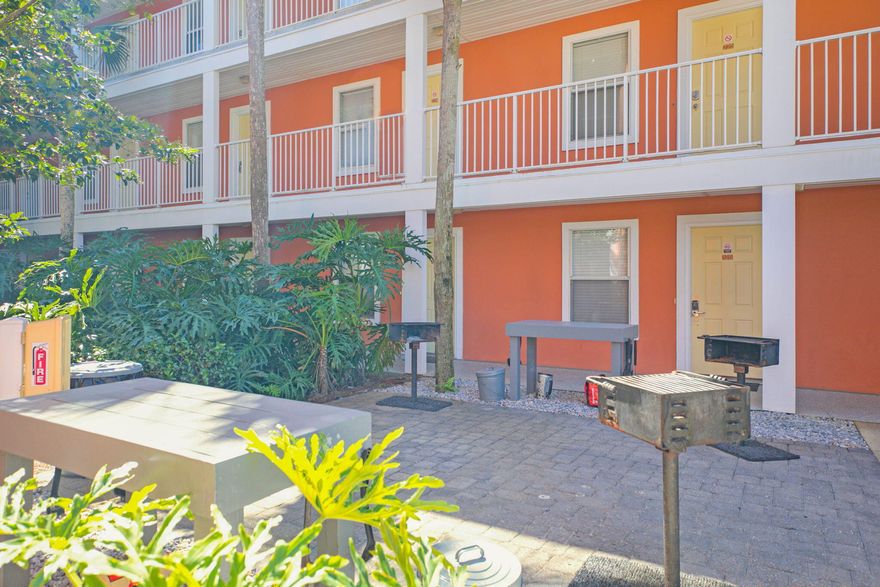 Located in the heart of Miramar Beach, Gulfview II offers an exceptional opportunity for rental income in one of the area's most desirable spots. This updated one-bedroom condo is situated in a low-density building and includes deeded beach access directly across Scenic Gulf Drive--giving you and your guests over 100 feet of pristine, sugar-white sand just steps away. Enjoy resort-style amenities, including two community pools, a hot tub, and a grill area, perfect for embracing the Florida lifestyle. Inside, the condo features tile flooring throughout, a stylish kitchen with modern raised-panel cabinetry and stainless steel appliances, and built-in hallway bunk beds to comfortably accommodate additional guests.The bright and airy living area is enhanced by a large sliding glass door