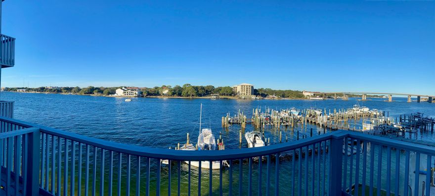 Special assessment will be paid in full at closing. Brand New HVAC! Welcome to Commodores Landing Unit 244 where you will enjoy amazing panoramic views of the Santa Rosa Sound and Brooks Bridge. The condo has recently been renovated and updated with beautiful finishes and is being sold fully furnished! This unit is turn key and ready to be rented! On the main floor the kitchen is open to the dining and living rooms as well as the view of the sound through the sliding glass door. The main room also has a half bath and the laundry. The second floor has 2 bedrooms, both with en suite bathrooms. The third floor has a loft bedroom and another half bathroom. This unit is a must see!