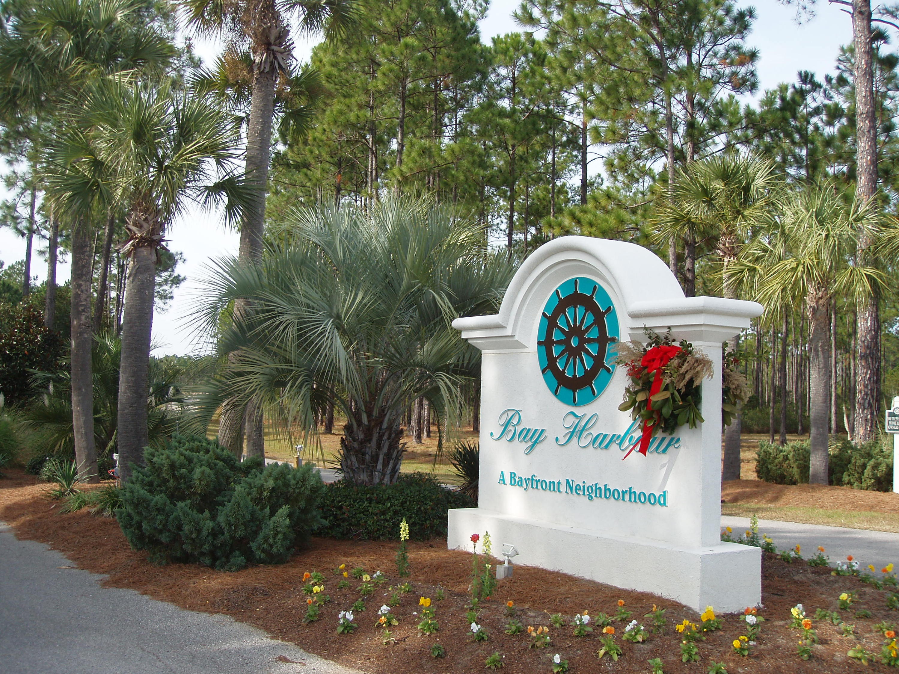 Bay Harbour s/d in Freeport is designed with family comfort in mind! Beautiful .707 acre lot with privacy of nature preserve directly behind lot. Great pine, oak, and magnolia trees. Access to the boardwalk and dock on the Choctawhatchee Bay for Homeowners. Includes use of a tennis court, basketball court, boat and RV storage area, and nature trails. Architectural Review Committee and Home Owner's Association protect and optimize property values! City water, sewer, underground utilities, and street lights available. White pvc posts can be found on all corners of the lot marking its dimension. New homes under construction and more planned. Call for plat and more details today! All dimensions are approximate and should be verified by buyer.