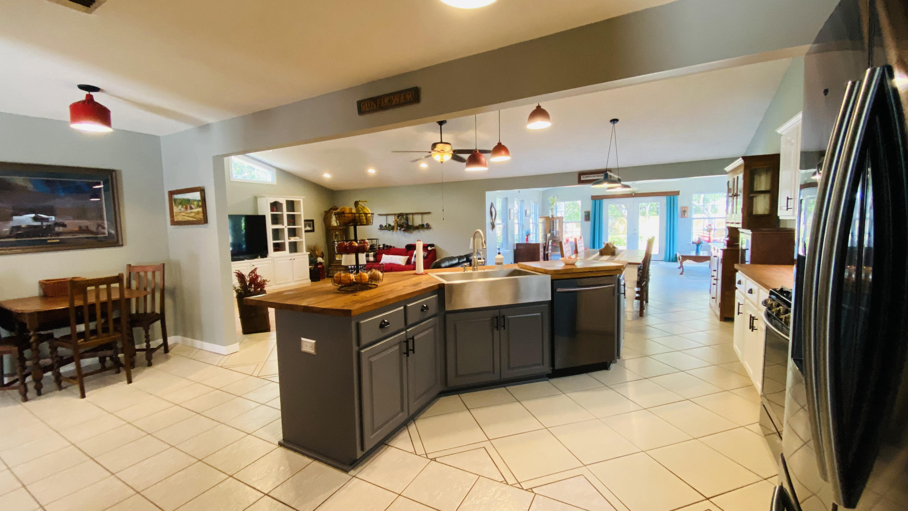 *INDEPENDENCE DAY SPECIAL* SELLER PROVIDING $2,755 TOWARD OWNER TITLE POLICY, CLOSING FEE & RECORDING FEE + PROVIDING CURRENT 4 POINT, WIND MIT, & HOME INSPECTION! Updated Move-In Ready Home! This craftsmanship home features 2 separate living areas, bonus/office room, open concept kitchen, huge family room + Great room. Handcrafted Cypress countertops adorn the Farmhouse Stainless Steel Sink. Pantry complete with Custom Pine Barn Door. Oversized master suite features dual vanities w/Cypress countertop, custom cabinets, pine framed mirror, shiplap walls, updated lighting & custom tile walk in shower! Relax on the wood deck overlooking the backyard w/coy pond surrounded by wood privacy fence. Need Parking, this home has that too! 24 x 40 Metal Garage/workshop w/power & water.