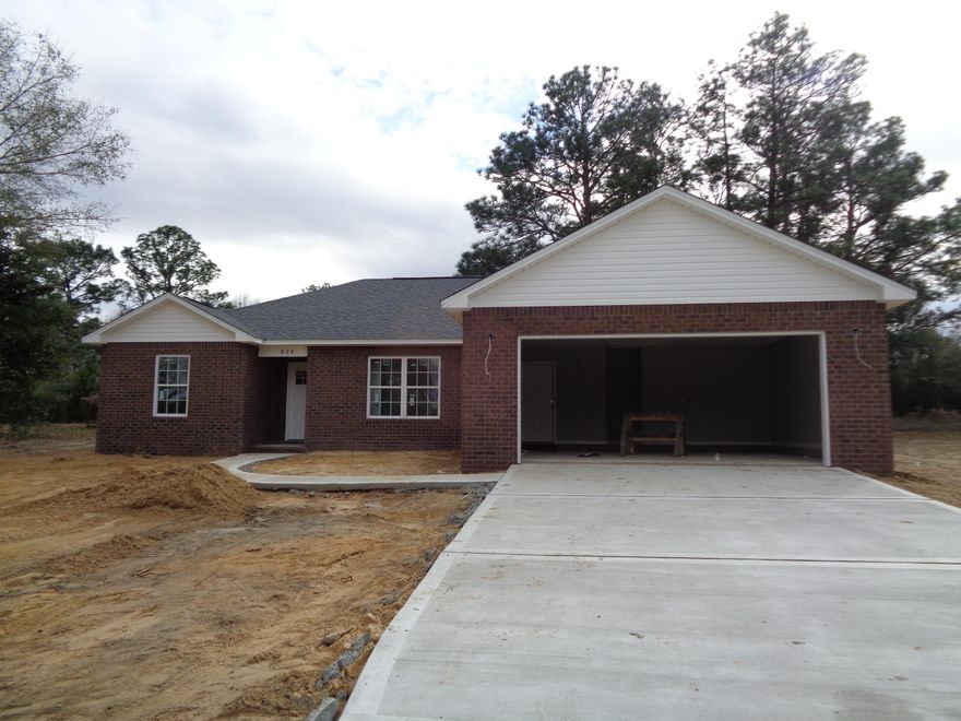 AMAZING NEW BUILD LOCATED NEAR JUNIPER LAKE. HOME HAS TONS OF EXTRAS AT THIS GREAT PRICE! THIS 4 BEDROOM 2 BATH BRICK HOME IS LOCATED ON 1.38 OF AN ACRE AND OFFERS A LARGE OPEN CONCEPT WITH LAMINATE FLOORING THROUGH OUT. HOME HAS PLENTY OF ROOM TO START A NEW LIFE WITH YOUR FAMILY IN A NEW HOME!