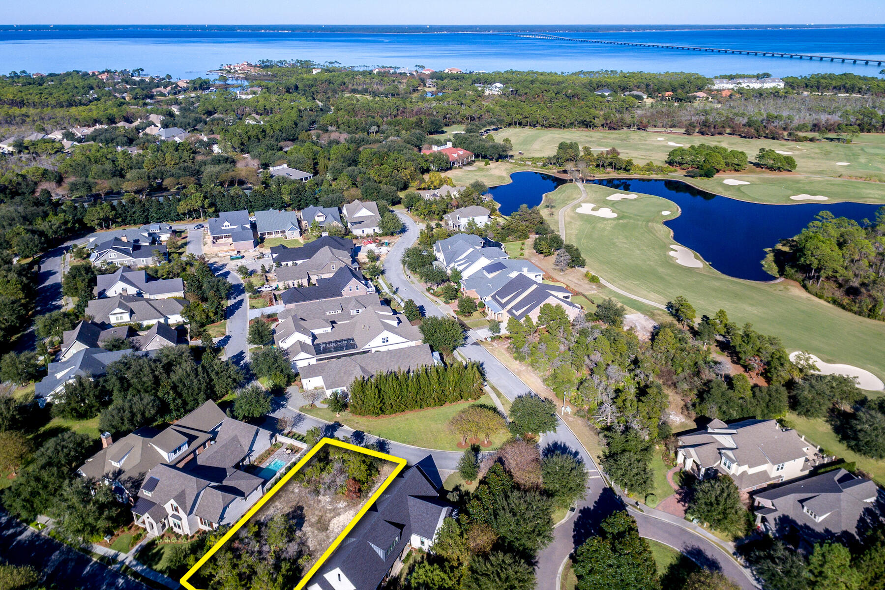 Exceptional lot enjoying in one of the most favored neighborhoods within Kelly Plantation, known as Plantation Place. Convenient to the main entrance with a guarded gate, this quaint neighborhood is convenient to most all of Destin, Florida, including its world-class beaches, accessible through Crystal Beach or Henderson Beach State Park. The ownership of this premier lot requires no build-out time; however, only a few vacant lots remain throughout the entire neighborhood, and only three front the golf course. The amenities of Kelly Plantation include, but are not limited to, golf (separate membership required or pay per play green fee), tennis, pool, fitness studio, clubhouse, volleyball, and many miles... ...of walking trails. Unaffiliated, albeit accessible amenities in proximity are equestrian stables and a marina, which also offers the practicality of a boating club.
Platted lots in planned communities in Destin, such as Kelly Plantation, are becoming increasingly rare; therefore, plan your future need and obtain this spectacular homesite for a project upon your need and interest coming to fruition. The lifestyle you will enjoy is sensational!
This lot qualifies for LOMA, which is available upon request. The plat is uploaded to this listing as well. Please inquire for further information and a private showing.
