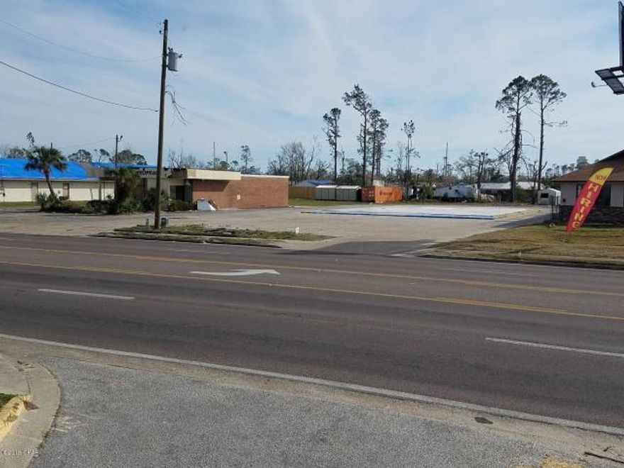 Former restaurant location. With many improvements already in place. Storm water parking and previous pad. New owner must verify during diligence that existing improvements are usable for there specific needs. At this time one of the only ready available sites on the premier corridor for traffic. This property is priced right to sell quickly. There is the possibility of acquiring the adjoining parcel to bring entire assemblage to over an acre with an existing building in place that has some Hurricane damage but structurally sound.