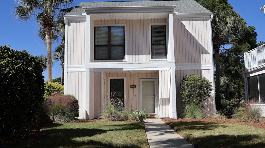 Welcome to your Gulf Coast retreat! This exceptional 4-bedroom, 3-bath single-family home is tucked inside the desirable gated community of Sandestin Golf and Beach Resort. This rare offering blends the freedom of a detached home with resort-style amenities--golf, pools, tennis, and beach access. Beautifully updated and fully furnished in turnkey condition, it's ideal for personal enjoyment, a second home, or immediate rental income. Head through the French doors to a private oversized yard, tucked beside a tranquil pond with a fountain--perfect for morning coffee, backyard BBQs, or watching the sunset.