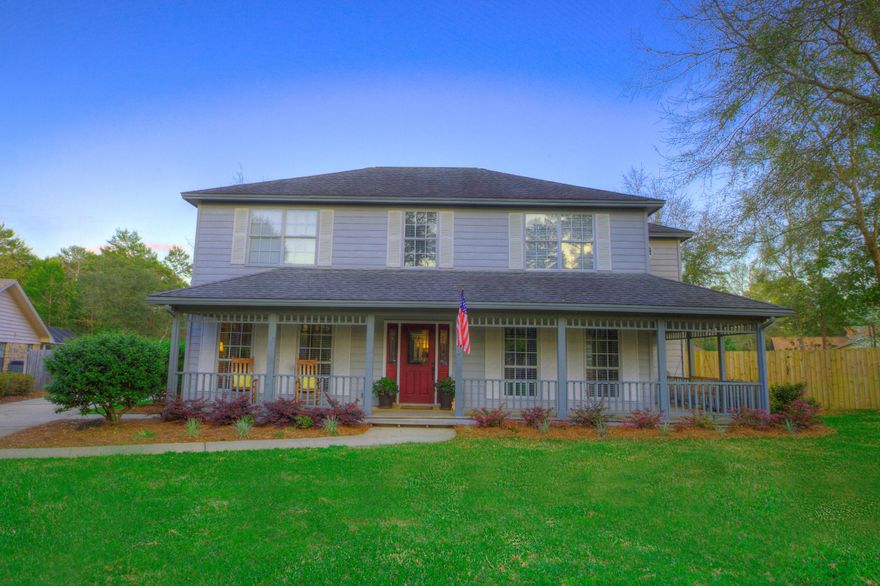 Absolutely stunning home located on a gorgeously landscaped half acre lot on a cul de sac, in one of the best Bluewater Bay neighborhoods! This remodeled 4 bedroom traditional home is an outstanding value! The home is in fantastic condition: HARDWOOD FLOORS throughout the downstairs, a lovely wood burning FIREPLACE in the family room, and spacious OFFICE downstairs. All 3 bathrooms have been completely remodeled and the entire home has been repainted, with updated lighting and plumbing fixtures throughout. You will love the kitchen, boasting STAINLESS STEEL APPLIANCES, wainscoting backsplash, GRANITE countertops and view to the backyard, family room and kitchen nook. The kitchen is bright and airy with a large bay window overlooking the backyard! Off the kitchen don't miss the heated and