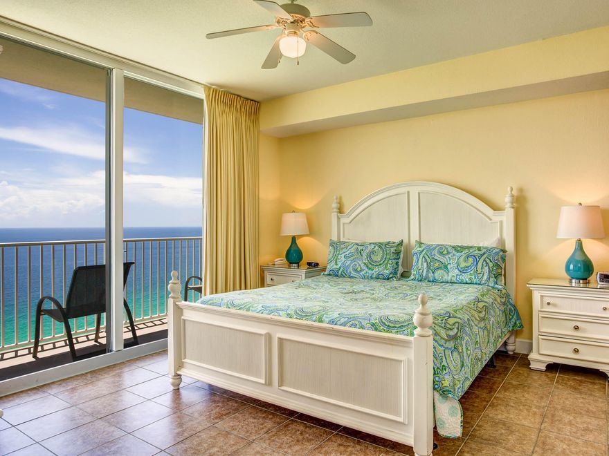 Tidewater 2315 is a gorgeous condo and in immaculate condition. This is the perfect condo for someone who is wanting a 2 BR unit for the price of a 1 BR. This unit sleeps 6 and features a large beach front master bedroom with direct access to the balcony which is one of the largest balconies at Tidewater, a bunk room and a beach front living area/kitchen and has tile throughout the whole unit. This is known to be one of the best floor plans on the beach and will not disappoint. Tidewater 2315 will be the perfect rental unit or primary residence for you! Tidewater is hands down one of the best buildings on the beach.Tidewater features amenities such as a Gulf front gym, 4 hot tubs, 2 outdoor pools, 1 indoor heated pool, game room, saunas, steam rooms, a restaurant, poolside Tiki bar,