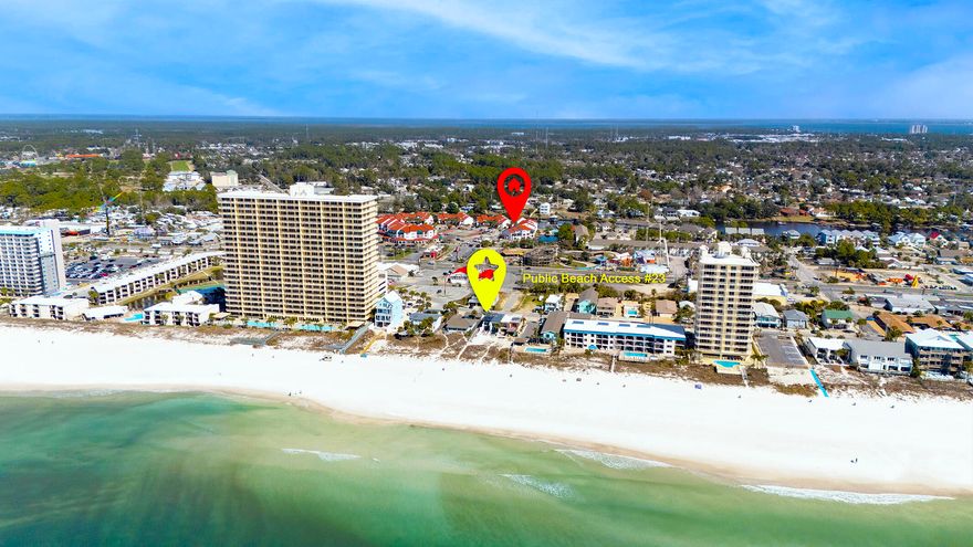 Discover this charming waterfront villa, perfect for relaxation and adventure. A 2-bedroom+ bonus room, 2-bath unit featuring luxury vinyl plank flooring and an updated kitchen with granite countertops. The master loft includes a full bath and extra storage. Enjoy stunning Grand Lagoon views from the living room, kitchen, primary bedroom, and covered patio. Vaulted ceilings enhance the open feel. Just a block from public beach access, this villa is ideal for resort living, short or long-term rentals. The community offers a pool, tennis courts, and a dock with easy Bay and Gulf access. Conveniently located near the beach, entertainment, dining, shopping, and the navy base, this property provides both comfort and investment potential. Don't miss an opportunity to own a slice of paradise!