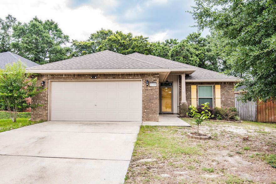 Available 6/12/23! This 3/2 is conveniently located to Pensacola, Avalon Blvd, shopping, dining, and 30 minutes from the beach!  This fabulous home has been recently updated with LVP tile in main living and kitchen area. Master bedroom features tray ceiling and large master bath with separate shower, garden tub and double vanity. An eat at bar area opens to living room. Kitchen features beautiful wood cabinets and granite counter tops! Bedrooms are good sized with ample closet space. The backyard is the PERFECT entertaining space for cookouts and get togethers, Washer and Dryer are As-Is. No cats allowed but dogs are allowed under 30 lbs, with a $400 non-refundable pet fee. No smoking or vaping inside. Applications are done online at www.rentgoodlife.com