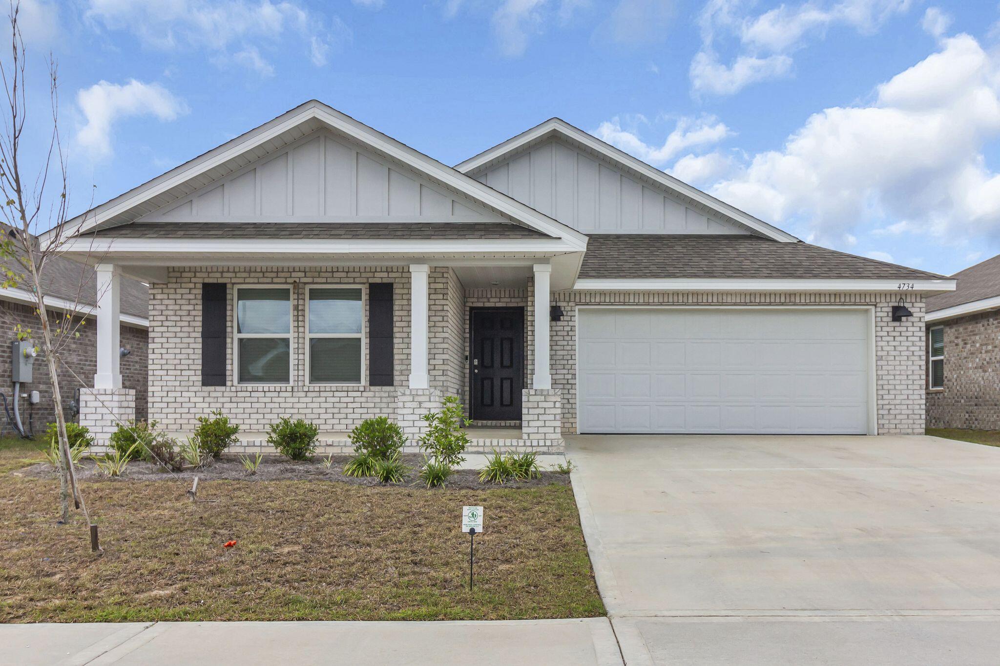 Welcome to this spacious 5-bedroom, 3-bathroom home located in Crestview, FL. This home features an open floor plan with a kitchen island, perfect for entertaining guests or enjoying family meals. The large lot provides plenty of outdoor space, and the covered patio is ideal for relaxing and enjoying the fresh air. With ample bedrooms and bathrooms, this home offers plenty of space for everyone to spread out and enjoy their own privacy.This beautiful new home offers a perfect balance of comfort, luxury, and practicality. With its thoughtful upgrades, prime location, and serene outdoor spaces, it is truly a rare find. Don't miss the opportunity to make this exceptional home yours Contact us today to schedule a viewing. Call 850-729-0399 View rental requirements or apply at www.RentwithBSR.com

No smoking or vaping. Non-Restricted Breed pets allowed with photo proof and $400 non-refundable pet fee.

FEES: $50 per adult 18+ application fee, Landlord Liability Policy (if proof of Renter's coverage is not provided) $15 mo, Pest Assurance pest control policy $20 mo.
