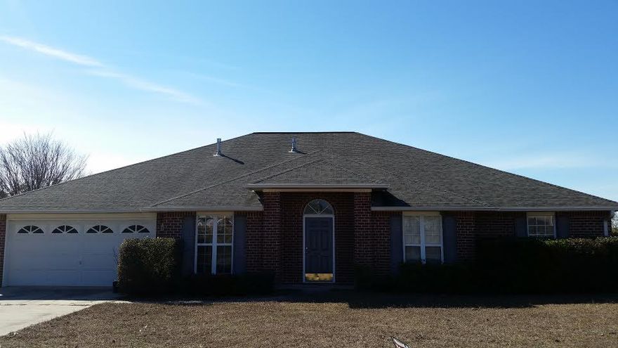 Located in South Crestview, making for quick travel time to beaches, shopping and military bases! Entering the all brick home, a formal dining is on the left, an office (or 5th bedroom) with French doors is to the right and the foyer leads into a Great room; equipped with gas fireplace, cathedral ceilings, crown molding and glass doors to a Florida room. Split floor plan has 2 bedrooms with 'Jack-N-Jill' bath and an In-law suite, with a private bathroom. Master bath includes separate bath and tub, walk-in closets and double vanity sink. Kitchen includes a stainless conventional/microwave hood, tile back splash, huge pantry and an eat in area; great for cooking and entertaining. Home is equipped with an over-sized laundry room. No HOA! Backyard Orchard (fruit trees) bloom in summer months!