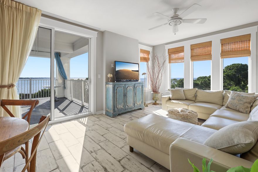 #1 Beautiful never rented Waterfront Condo! Fully Furnished Updated Bayfront Condo with Endless Views Sandestin Golf & Beach ResortExperience resort living at its finest in this beautifully updated, never-rented condo offering sweeping, unobstructed views of Choctawhatchee Bay and the Burnt Pine Golf Course!From the moment you enter, you're greeted by an airy, open layout with natural light pouring in through walls of windows. Every corner of the main living space was designed to showcase the water and golf course views. The updated kitchen featuring granite countertops, stainless steel appliances, and a breakfast bar.Wake up to bayfront sunrises from the Master Bedroom with an upgraded en-suite bath, large walk-in shower and double vanities. The views are  The guest bedroom features a private balcony and easy access to a full bath.

The spacious third bedroom functions as a versatile studio, complete with king bed, queen/full bunk beds, sofa, kitchenette, and jaw-dropping views of the bay and Burnt Pine's lush fairways perfect for guests or multi-generational stays.

Additional touches include custom door storage and modern finishes throughout. Whether you're savoring sunsets, entertaining, or just unwinding, this condo delivers luxury, comfort, and postcard-worthy views at every turn.

Enjoy all the perks of Sandestin private beaches, golf, dining, shopping, and more all just steps from your door.
As an introduction to the Sandestin lifestyle, we invite our new owners to explore amenities that make Sandestin special. The listing brokerage and seller(s) are presenting the buyer(s) of this property with (2) 90-minute rounds of Tennis court time, a golf foursome at one of our three championship courses, and a round of golf for up to four (4) players at the unrivaled Burnt Pine Golf Club.

Sandestin Golf and Beach Resort is a major destination for all seasons and all ages and has been named the #1 resort on Florida's Emerald Coast. This magical resort spanning over 2,000 acres is comprised of over 70 unique neighborhoods of condominiums, villas, town homes, and estates. The resort features miles of sandy white beaches and pristine bay front, four championship golf courses, a world-class tennis center with 15 courts, 4 resort swimming pools (and 15 private neighborhood pools), a 123-slip marina, a fully equipped and professionally staffed fitness center and spa, meeting spaces and The Village of Baytowne Wharf, a charming pedestrian village with events, shopping, dining, family entertainment and nightlife. For true golf cart community living, Grand Boulevard is just outside the resort gates and provides access to additional shopping, dining and entertainment all without traveling on Hwy. 98. Come to Play, Stay for Life! The camera and ring door bell do not convey with sale. As an introduction to the Sandestin lifestyle, we invite our new owners to explore amenities that make Sandestin special. The listing brokerage and seller(s) are presenting the buyer(s) of this property with (2) 90-minute rounds of Tennis court time, a golf foursome at one of our three championship courses, and a round of golf for up to four (4) players at the unrivaled Burnt Pine Golf Club.

Sandestin Golf and Beach Resort is a major destination for all seasons and all ages, and has been named the #1 resort on Florida's Emerald Coast. This magical resort spanning over 2,000 acres is comprised of over 70 unique neighborhoods of condominiums, villas, town homes, and estates. The resort features miles of sandy white beaches and pristine bay front, four championship golf courses, a world-class tennis center with 15 courts, 4 resort swimming pools (and 15 private neighborhood pools), a 123-slip marina, a fully equipped and professionally staffed fitness center and spa, meeting spaces and The Village of Baytowne Wharf, a charming pedestrian village with events, shopping, dining, family entertainment and nightlife. For true golf cart community living, Grand Boulevard is just outside the resort gates and provides access to additional shopping, dining and entertainment all without traveling on Hwy. 98. Come to Play, Stay for Life!